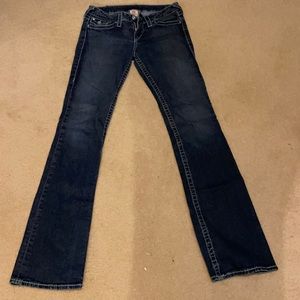 Beautiful dark wash true religion jeans